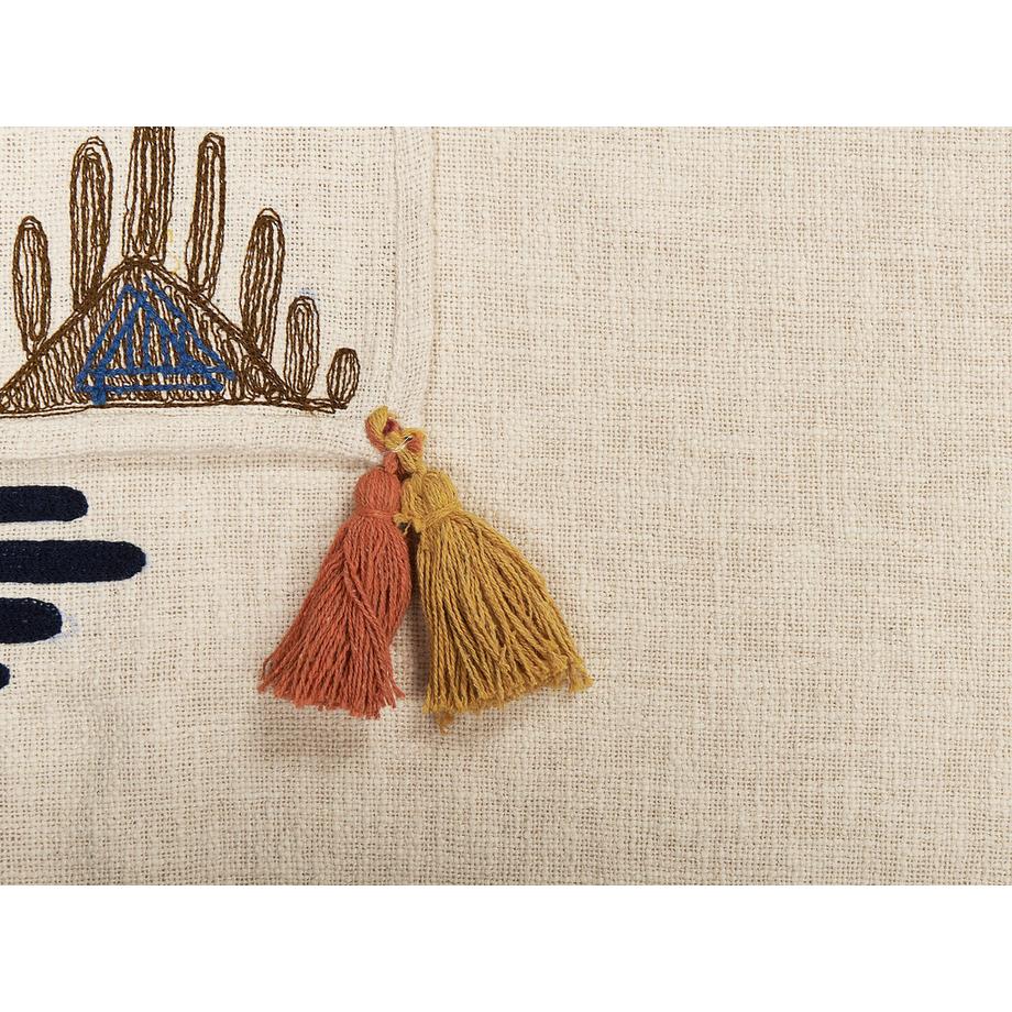 Beliani Coperta in Cotone Boho MUNGER  