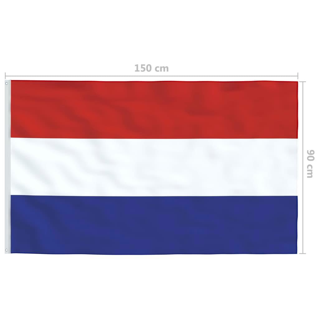 VidaXL Drapeau néerlandais  