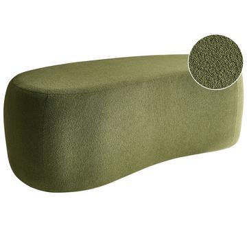 Pouf en Bouclé Scandinave BAYARD