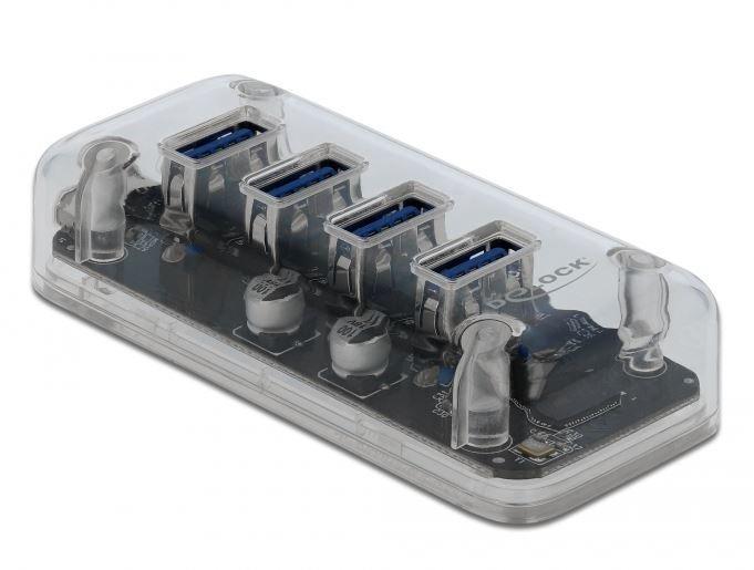 DeLock  USB-Hub 64087 USB 3.0 - 4x Typ-A (4Ports) 