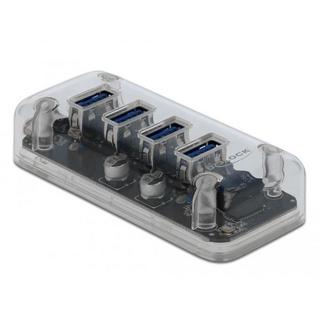 DeLock  USB-HUB 64087 USB 3.0 - 4X TYP-A (4PORTS) 