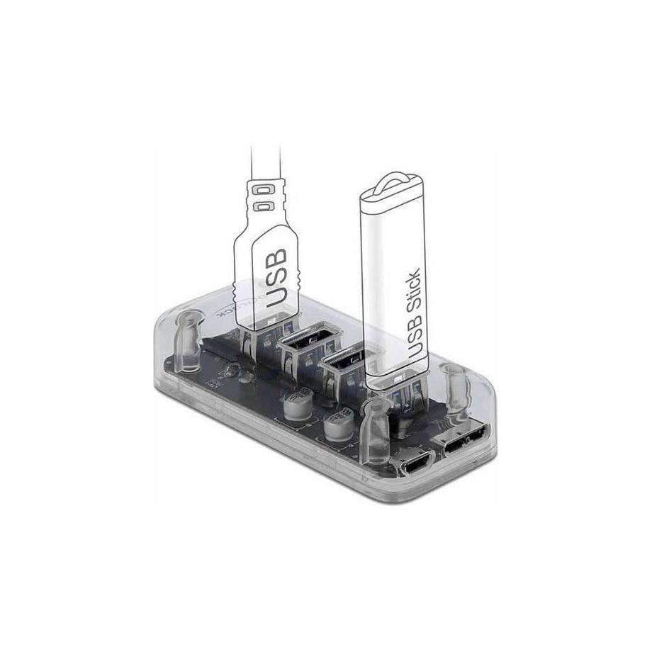DeLock  USB-HUB 64087 USB 3.0 - 4X TYP-A (4PORTS) 