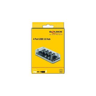 DeLock  USB-HUB 64087 USB 3.0 - 4X TYP-A (4PORTS) 