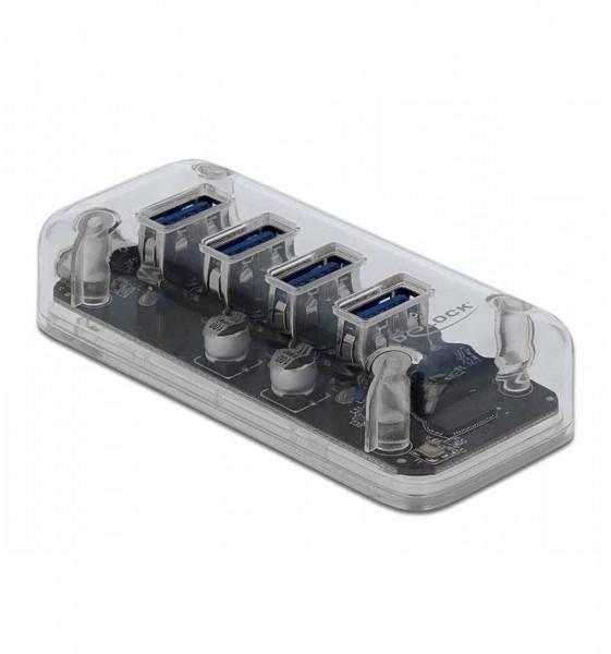 DeLock  USB-Hub 64087 USB 3.0 - 4x Typ-A (4Ports) 