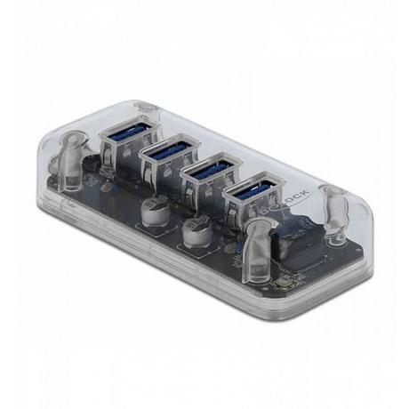 DeLock  USB-HUB 64087 USB 3.0 - 4X TYP-A (4PORTS) 