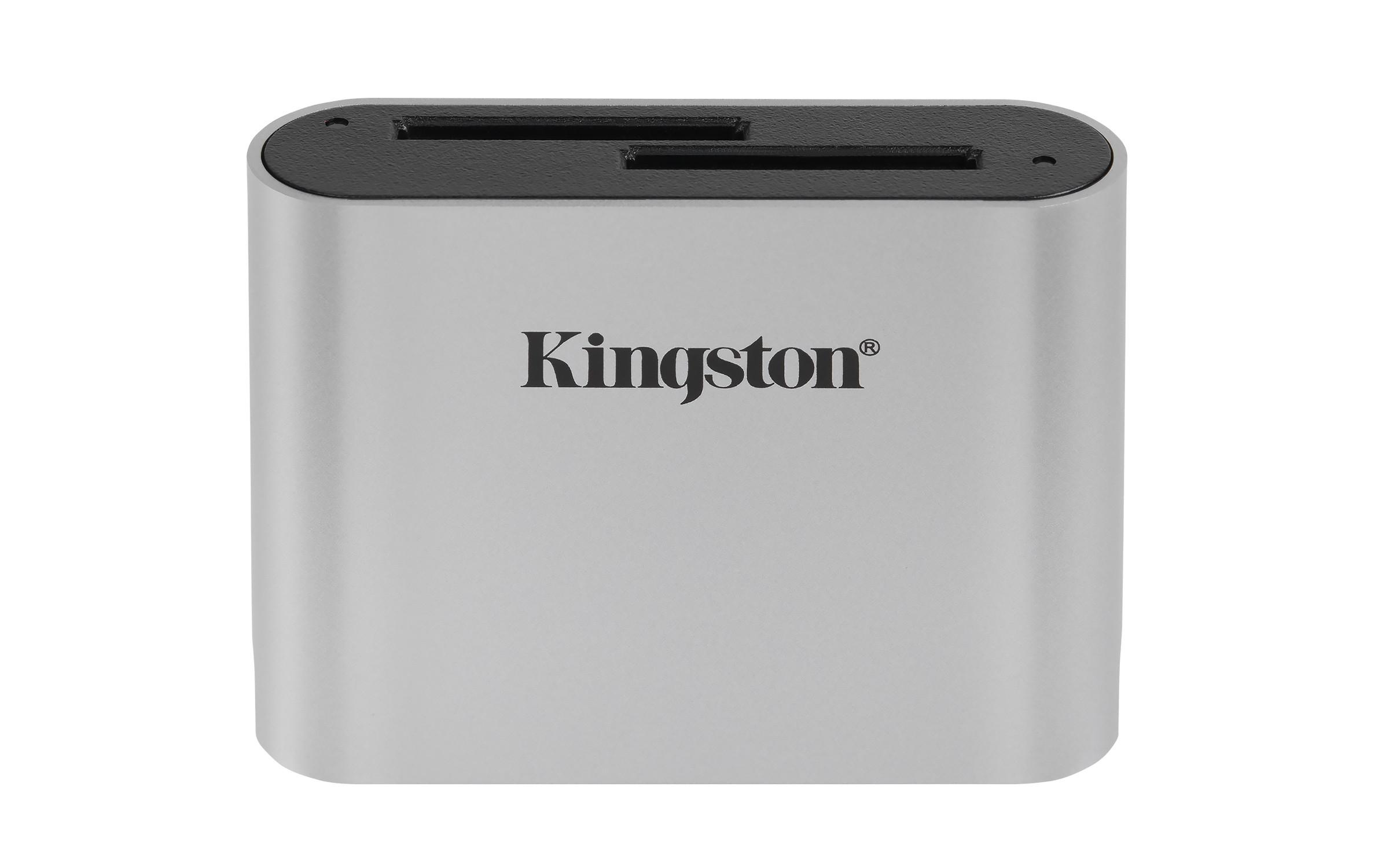 KINGSTON TECHNOLOGY  Lecteur de cartes SDHC/SDXC UHS-II USB3.2 Gen1 Workflow à double logement 