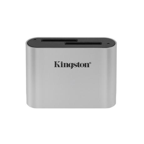 KINGSTON TECHNOLOGY  Lecteur de cartes SDHC/SDXC UHS-II USB3.2 Gen1 Workflow à double logement 