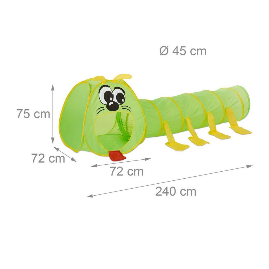 B2X  Chenille tunnel rampante pour enfant 