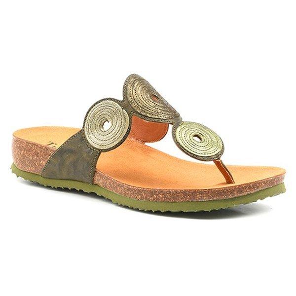 Image of Zehensteg 3-000372 Damen Olivegrün 36