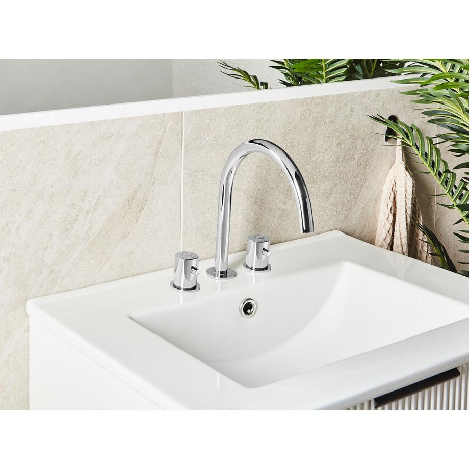 Beliani Rubinetteria per lavabo en Ottone  PILCOMAYO  
