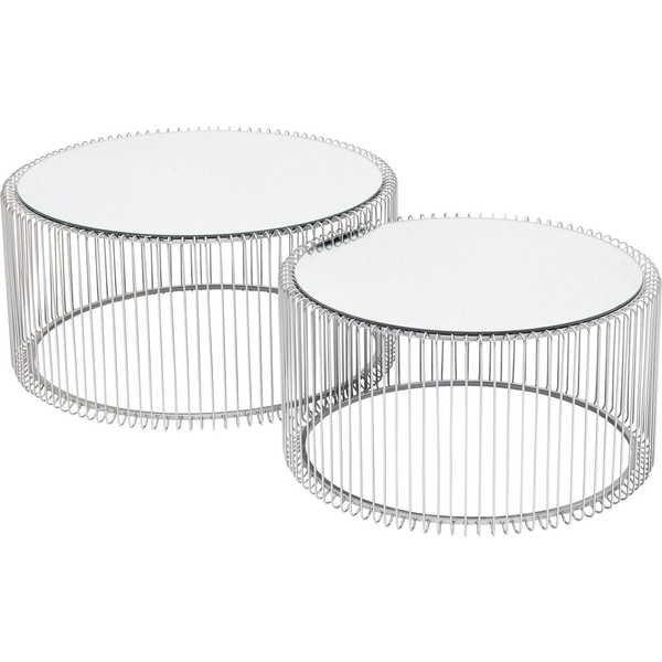 Image of Couchtisch Wire Silber (2/Set) Couchtisch Wire Silber (2/Set)