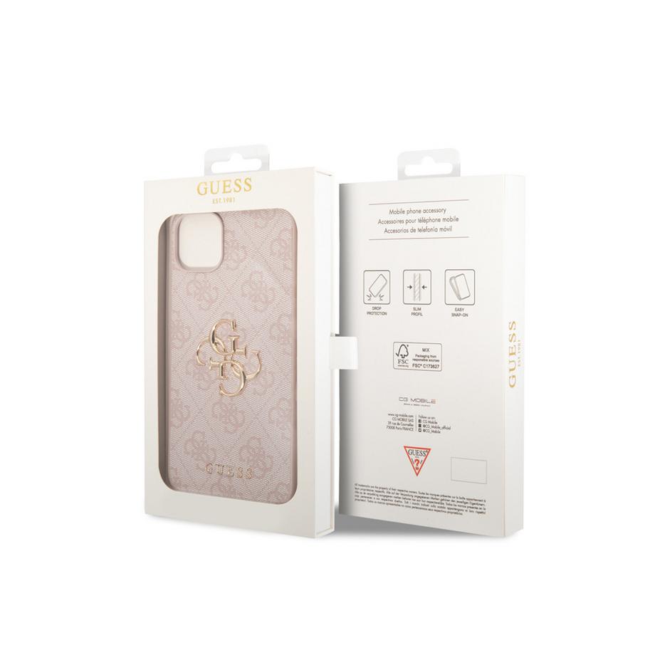 GUESS  Cover per iPhone 15 PU 4G Big 