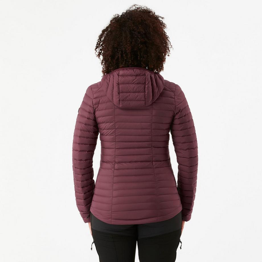 FORCLAZ  Piumino donna cappuccio trekking piuma 