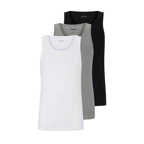 HUGO BOSS BOSS Tanktop Gesticktes Logo 3er-Pack  