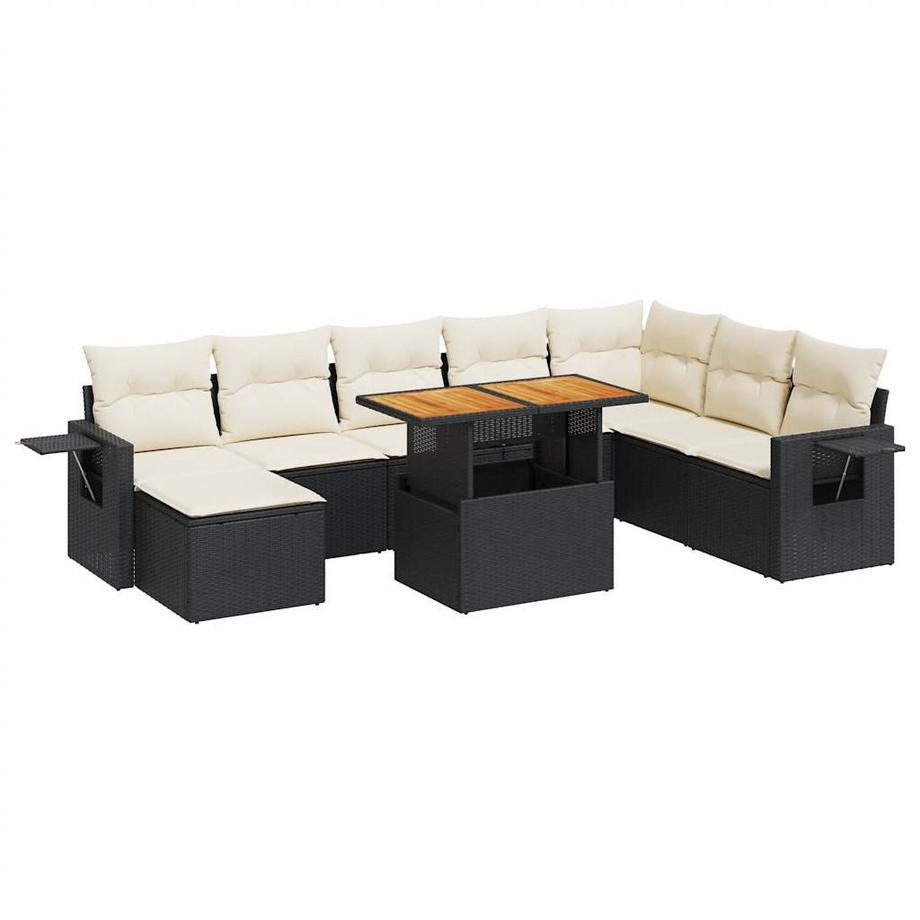 Ensemble de canapés de jardin rotin synthétique