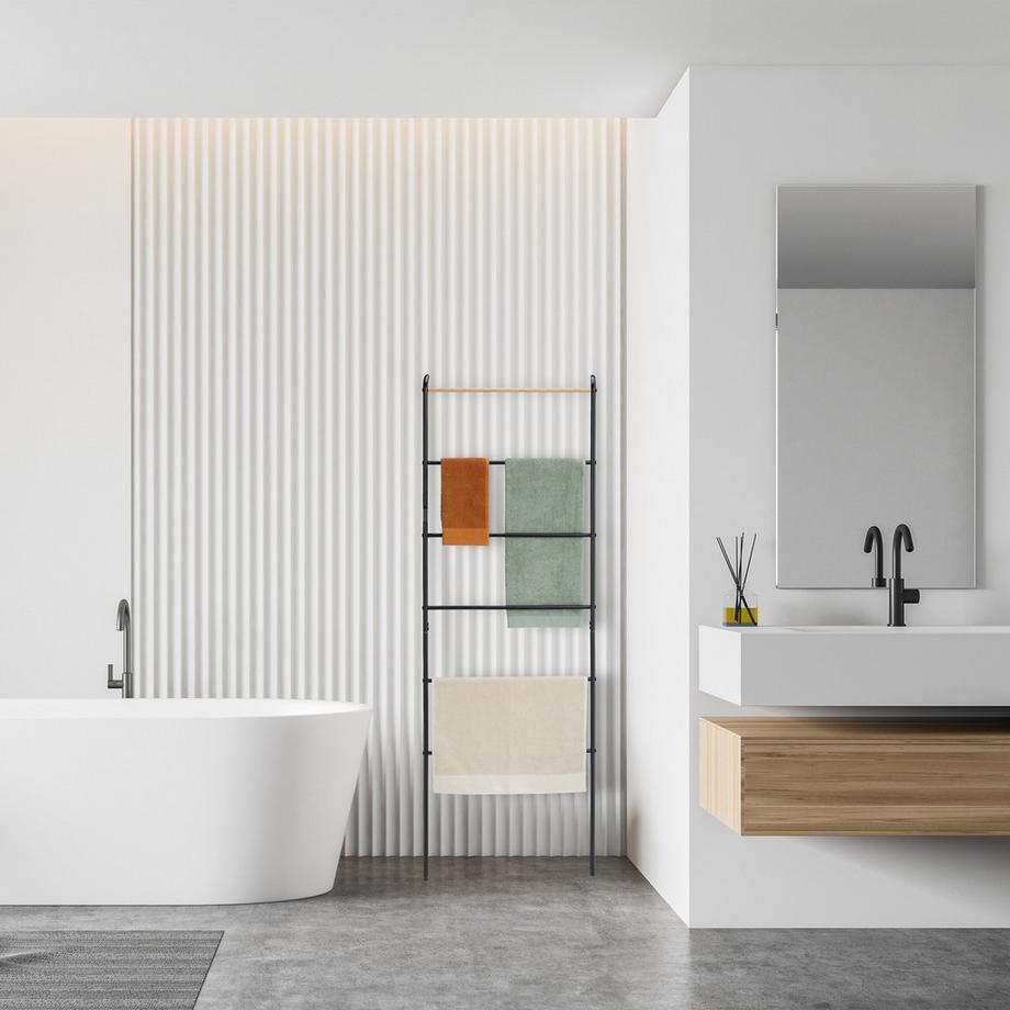 Northix Portasciugamani a scala, 6 pioli  