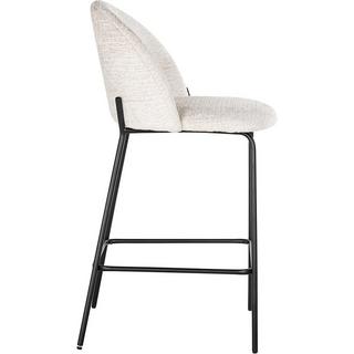 mutoni Chaise de bar Alyssa crème noir 93  