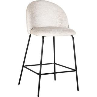 mutoni Chaise de bar Alyssa crème noir 93  