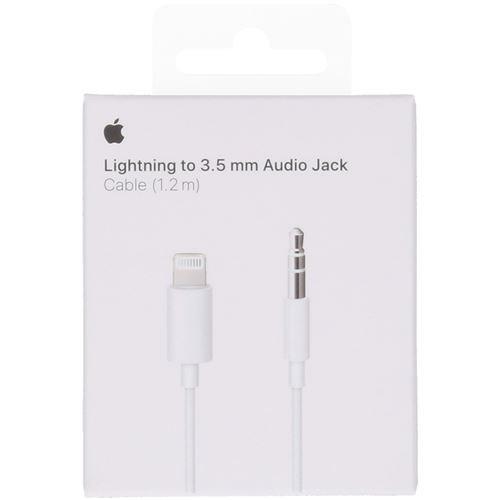Apple  Apple Câble de connexion audio Lightning vers Jack 3,5 mm 1,2 métres Weiß 