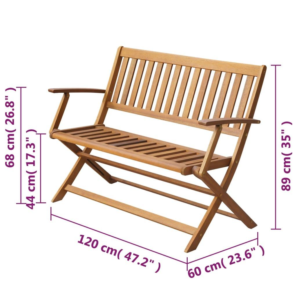 VidaXL Banc de Jardin  