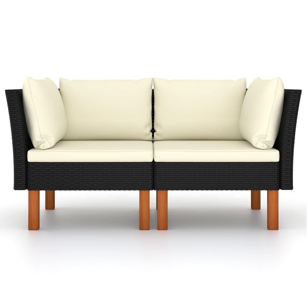 VidaXL Modular-sofa-eckteil poly-rattan  