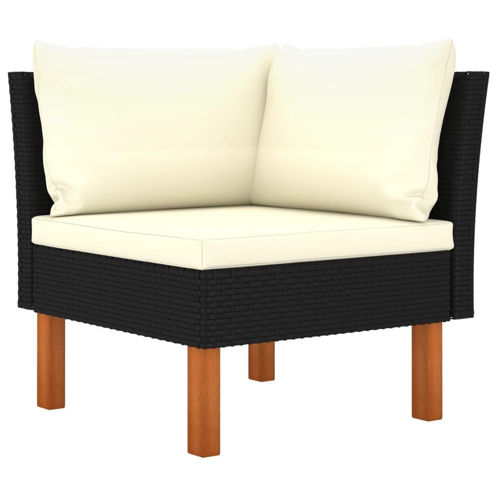 VidaXL Modular-sofa-eckteil poly-rattan  