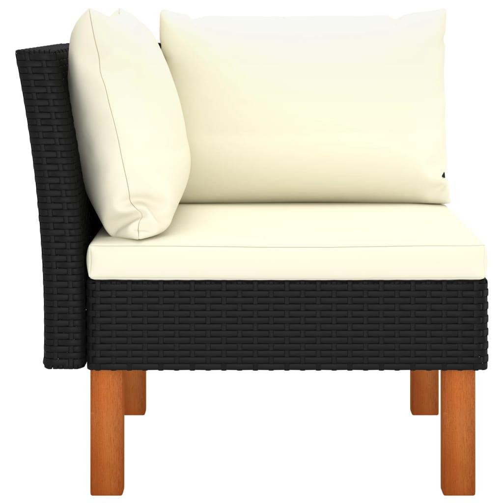 VidaXL Modular-sofa-eckteil poly-rattan  