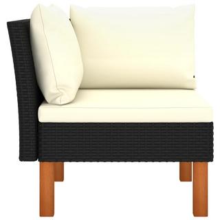 VidaXL Modular-sofa-eckteil poly-rattan  