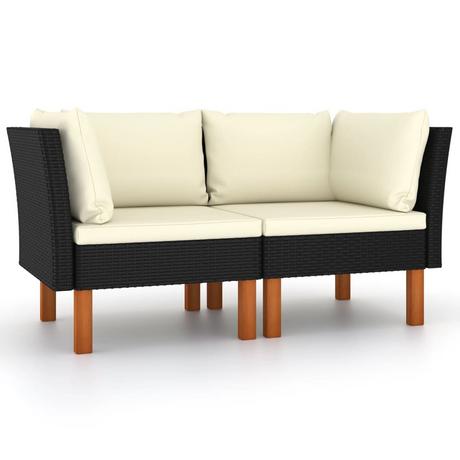 VidaXL Modular-sofa-eckteil poly-rattan  