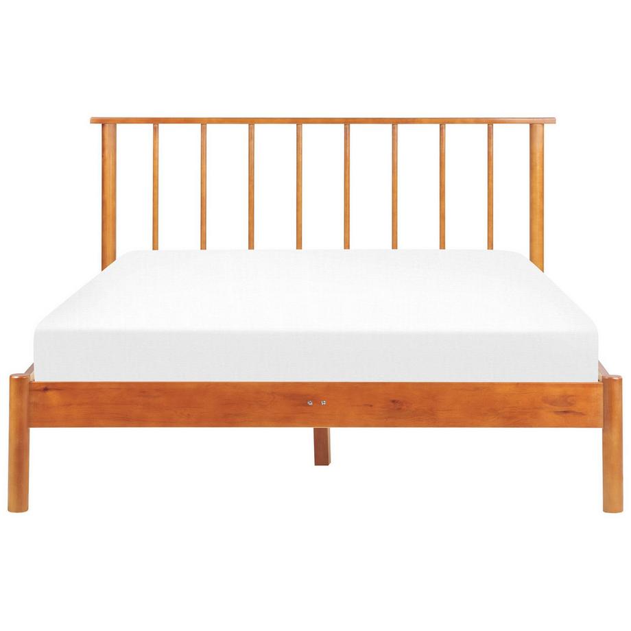 Beliani Letto con rete a doghe en Legno di pino Scandinavo BARRET  