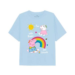 Peppa Pig  Rainbows & Friends TShirt  Langärmlig 