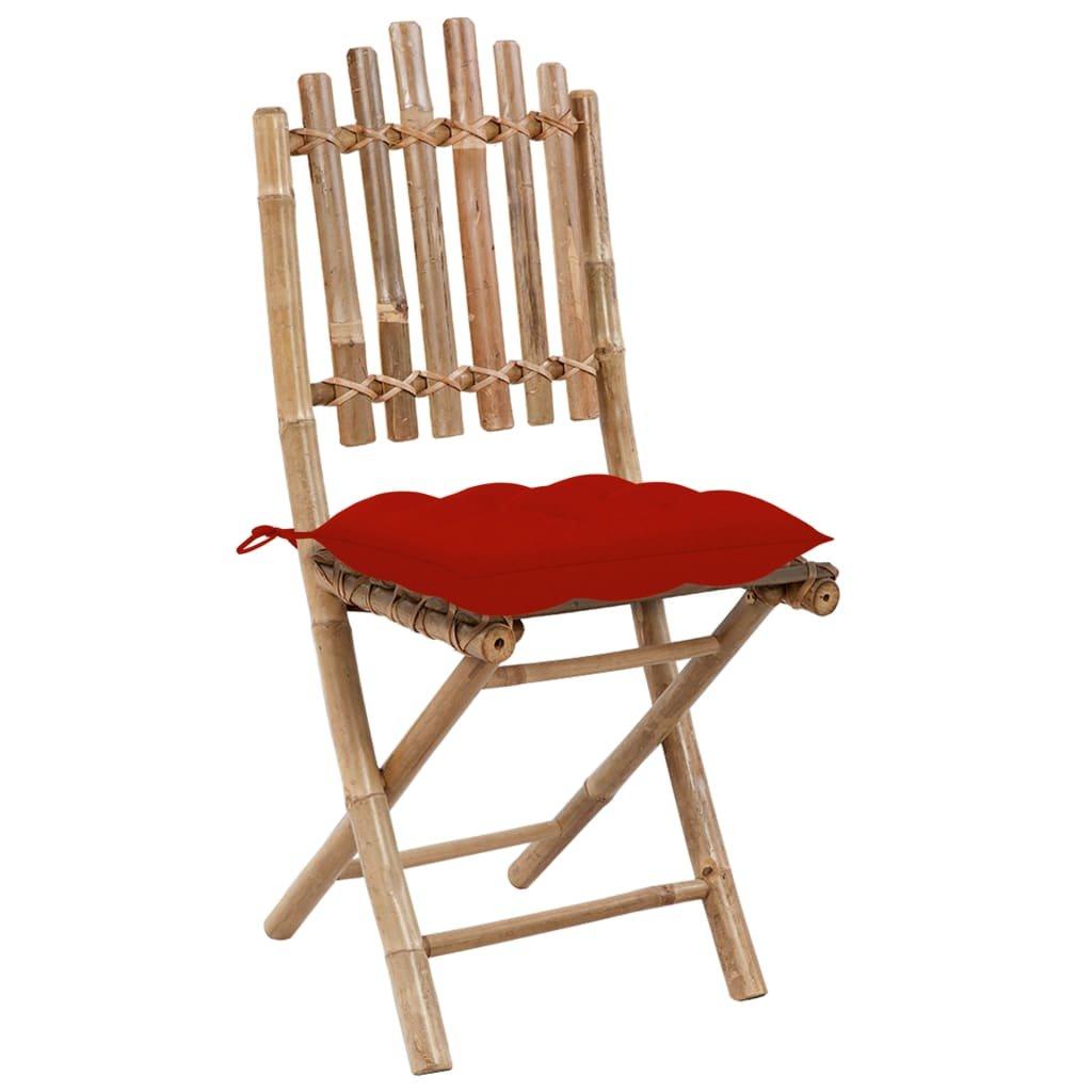 VidaXL Chaise de jardin bambou  