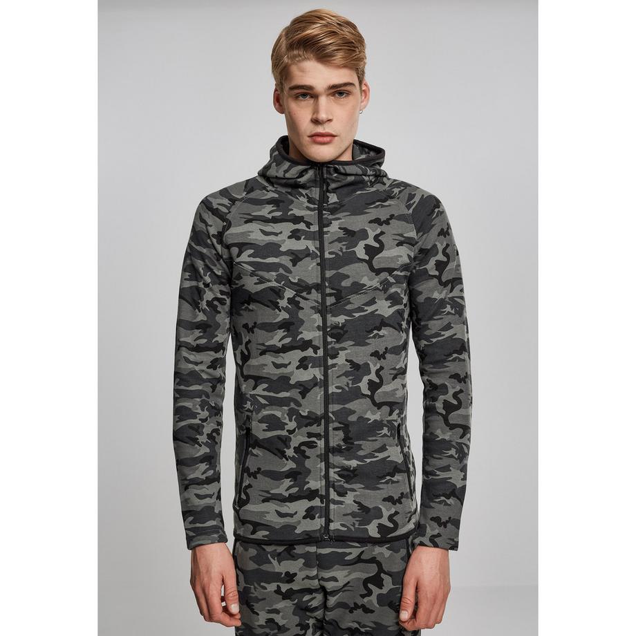 URBAN CLASSICS Interlock Camo Zip Jacke  