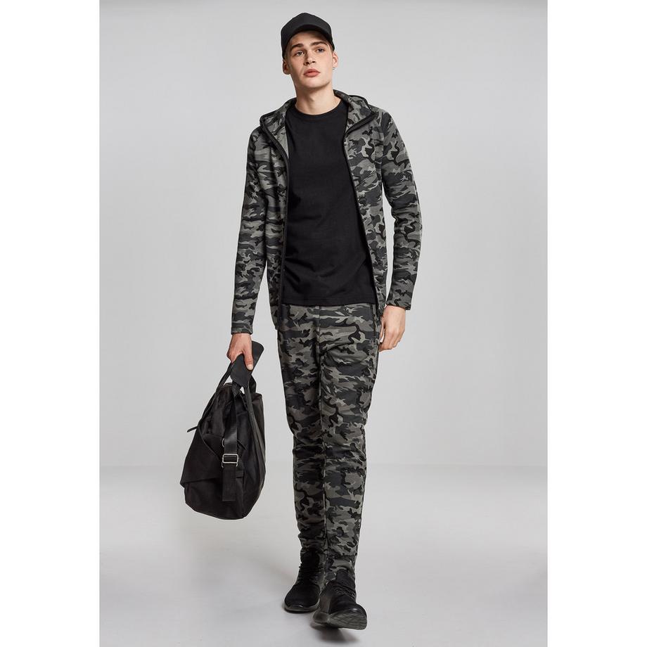URBAN CLASSICS Interlock Camo Zip Jacke  