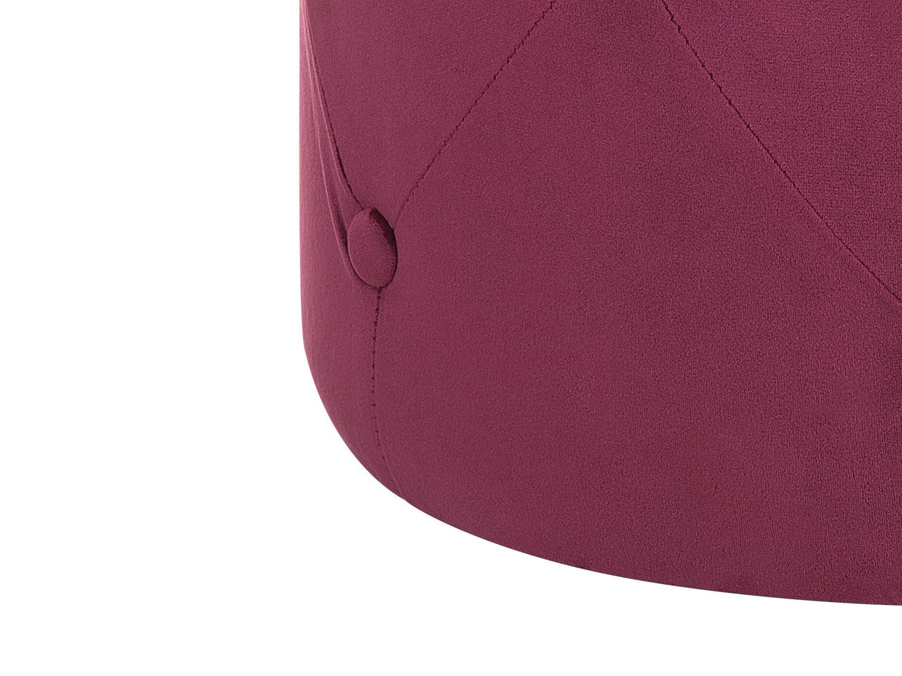 Beliani Pouf en Velours Glamour COROLLA  