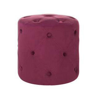 Beliani Pouf en Velours Glamour COROLLA  