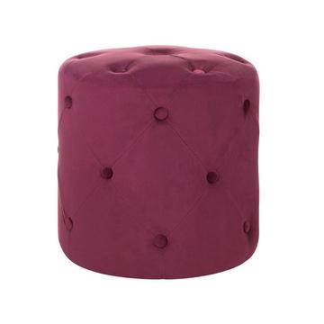 Pouf aus Samtstoff Glamourös COROLLA