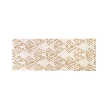 OZAIA Tapis de couloir art déco LYSA lurex doré  