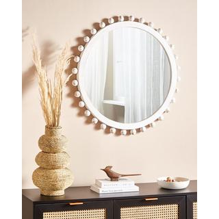 Beliani Miroir en Bois de sapin Rustique TAZILLY  