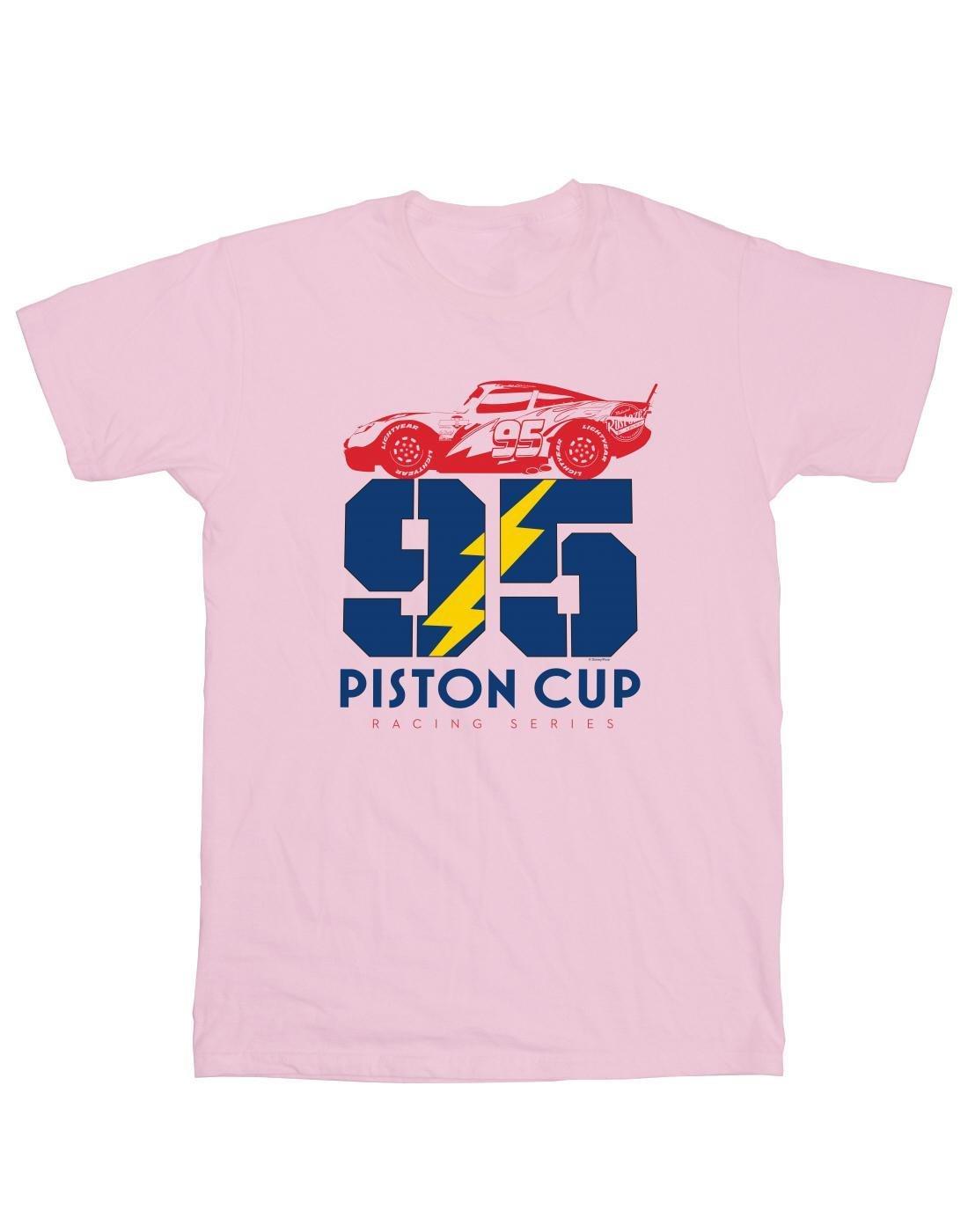 Image of Cars Piston Cup 95 Tshirt Herren Pink XL