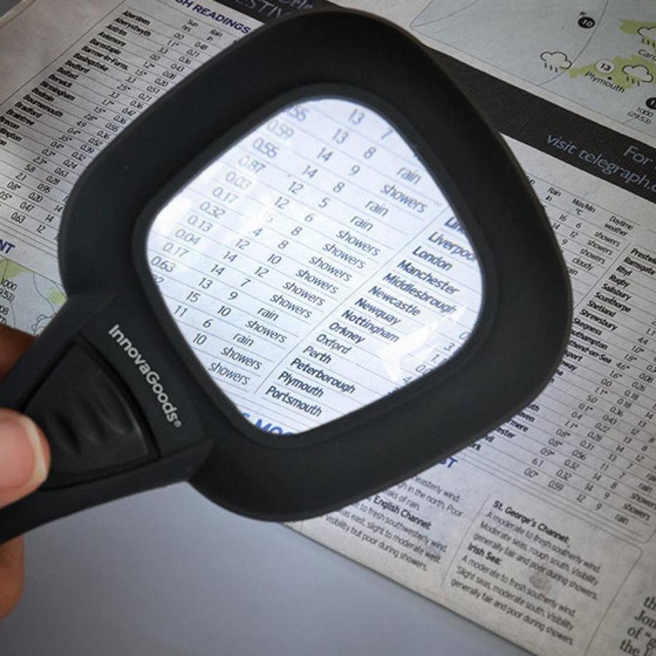 InnovaGoods  Loupe avec LED et UV 