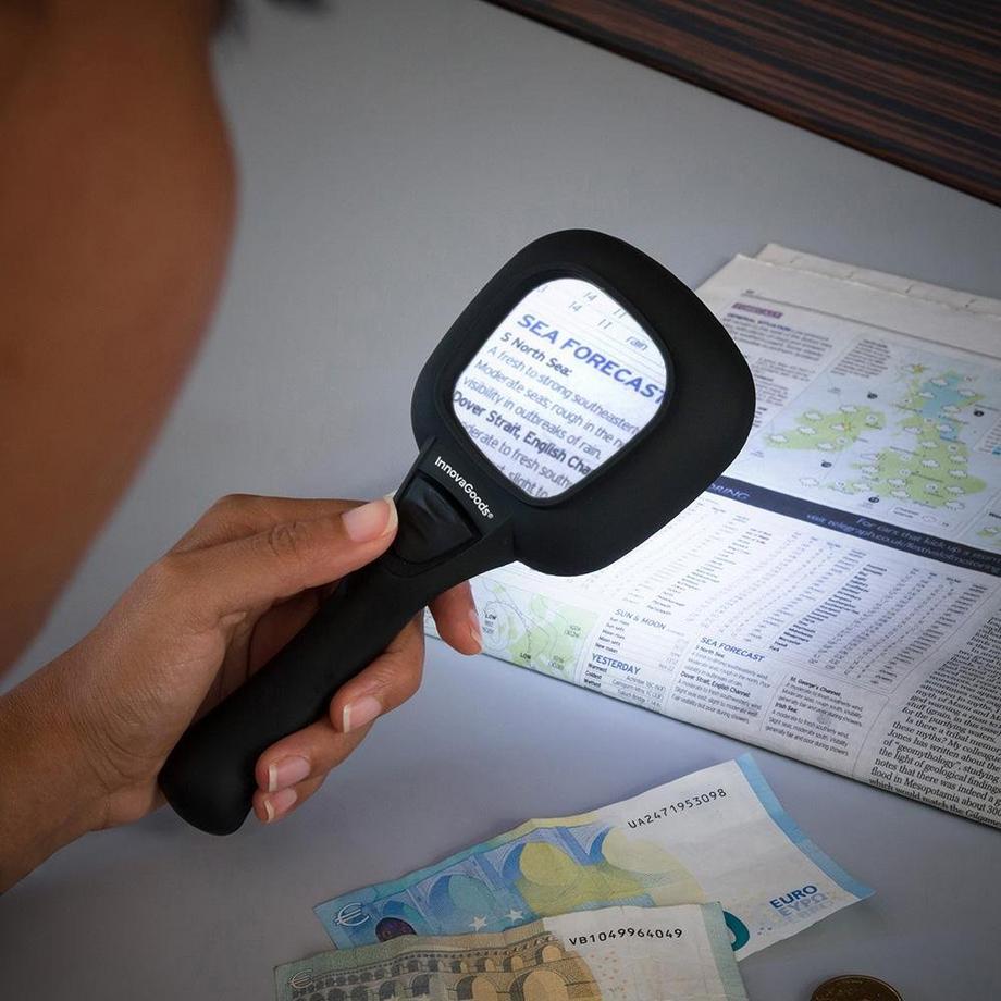 InnovaGoods  Loupe avec LED et UV 