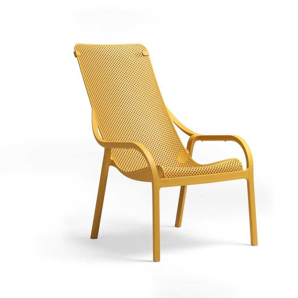 NARDI outdoor Fauteuil de jardin Net Lounge senape  