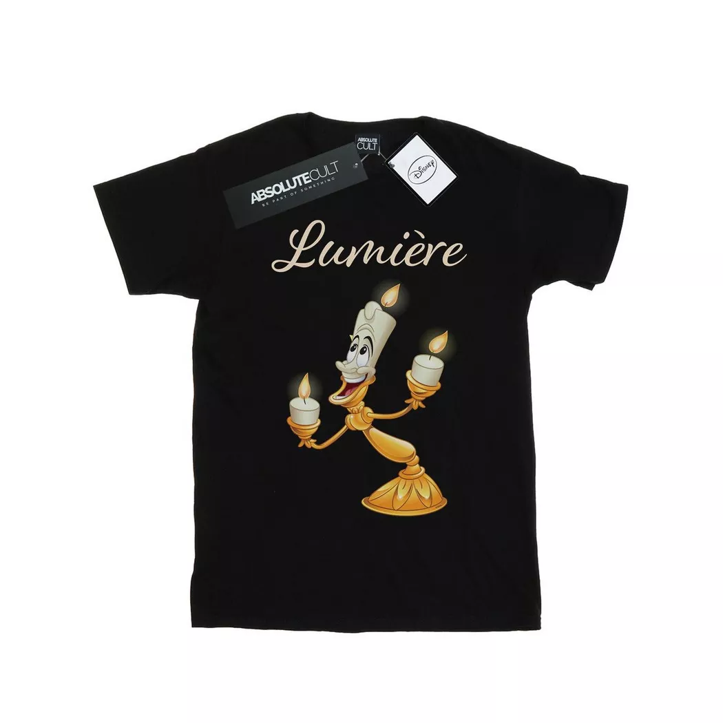 Disney - Beauty And The Beast Be Our Guest TShirt, für Damen, Schwarz, Größe XL