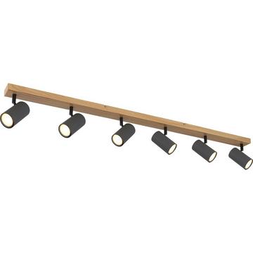 Spot Robby métal graphite foncé 6xGU10