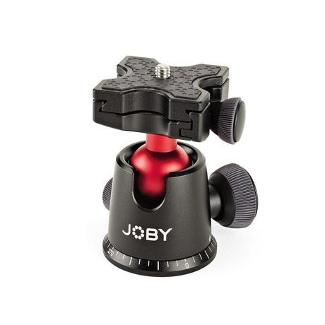 Joby  Joby BallHead 5K tête de trépieds Noir, Rouge Acrylonitrile-Butadiène-Styrène (ABS), Aluminium, Acier inoxydable, Acier, Élastomère thermoplastique (TPE) 1/4" Balle 