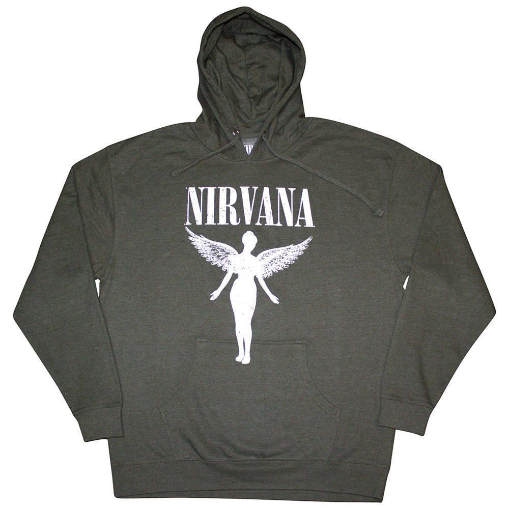 Nirvana Angelic Felpa con Cappuccio Pullover  