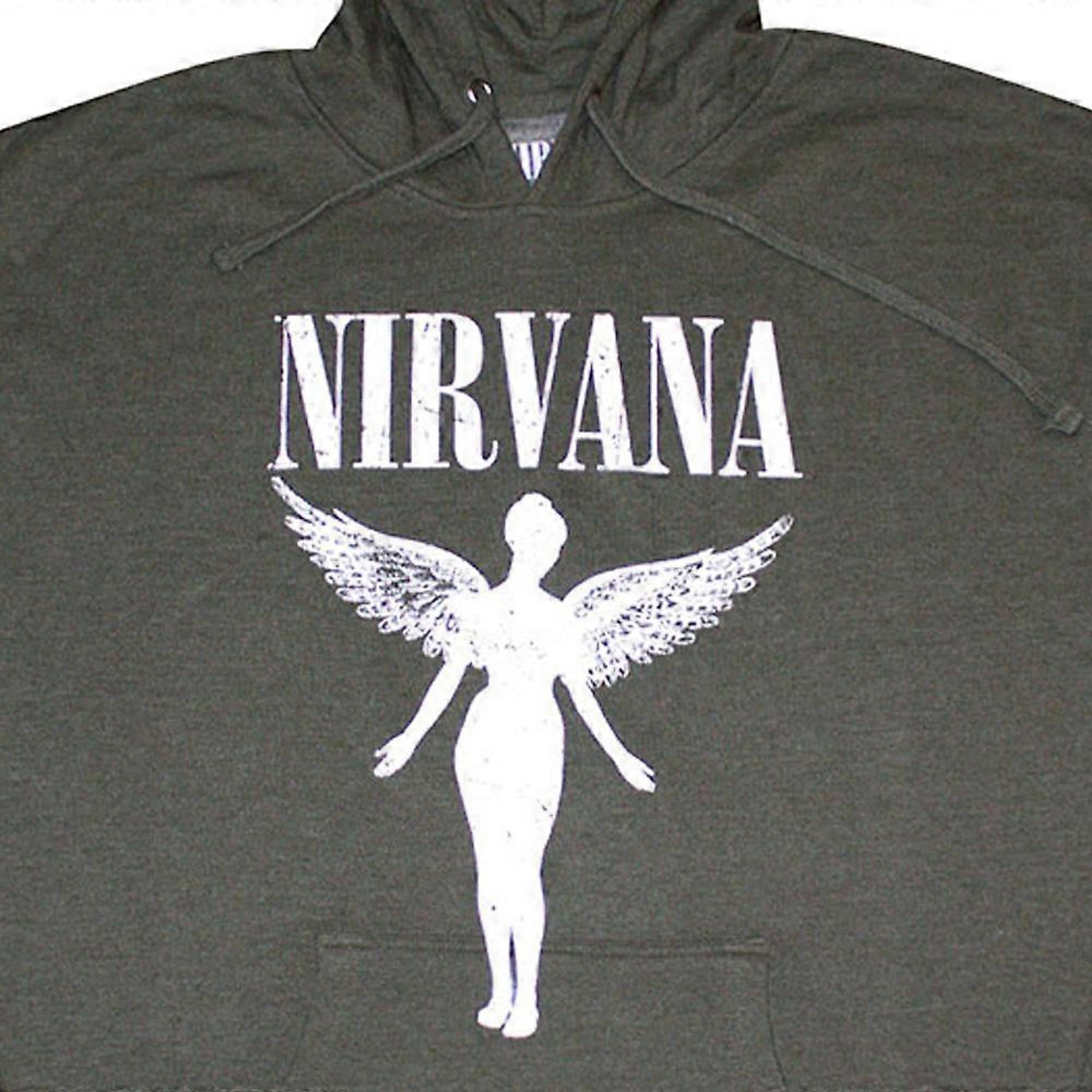 Nirvana Angelic Felpa con Cappuccio Pullover  