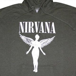 Nirvana Angelic Felpa con Cappuccio Pullover  