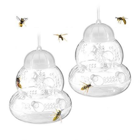 B2X Insektenfalle transparent 2er Set  